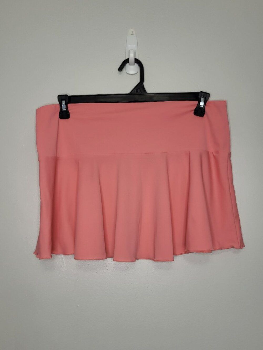 Vintage Y2k Victoria's Secret light pink micro mini pull on swim skirt size xl